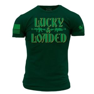 Lucky & Loaded // Grunt Style Men's Tee // Large